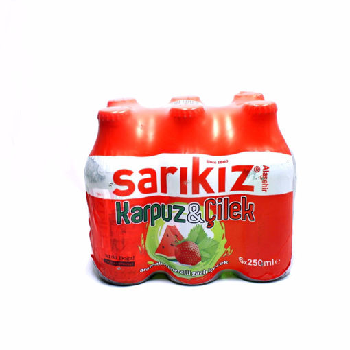 Picture of Sarikiz Watermelon & Strawberry Flavored Sparkling Water 6X250ml