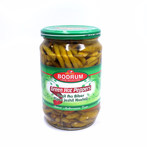 Picture of Bodrum Green Hot Peppers 630G