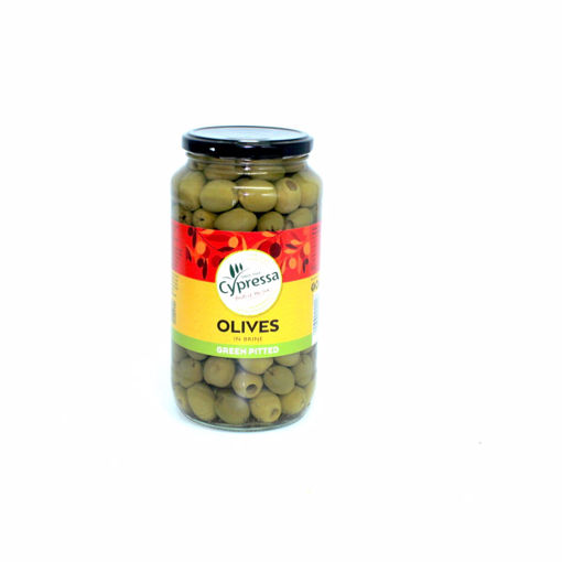 Picture of Cypressa Green Pitted Olives In Brine 860G