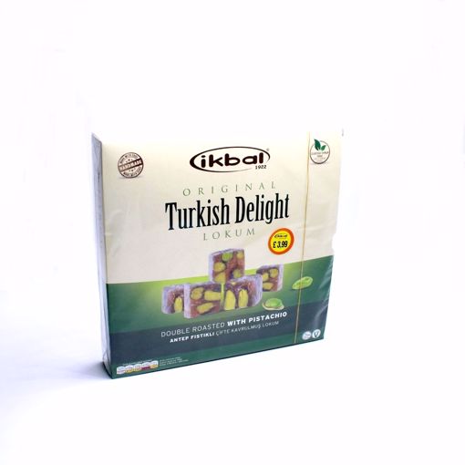 Picture of Ikbal Turkish Delight Double Roasted With Pistachio 350G