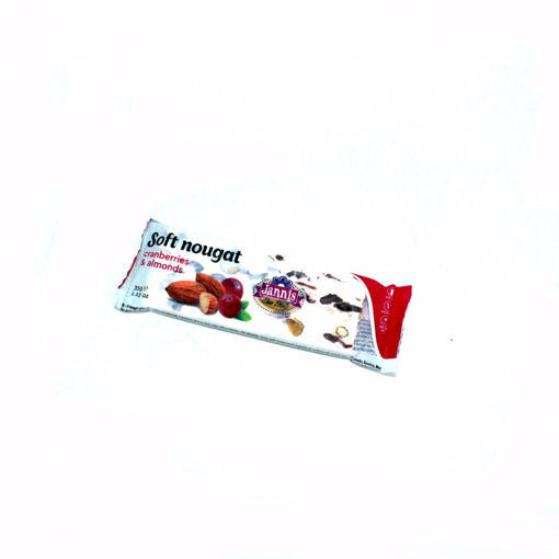 Picture of Jannis Soft Nougat Cranberries & Almonds 35G