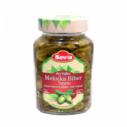 Picture of Sera Pickled Sliced Jalapeno Peppers 600G