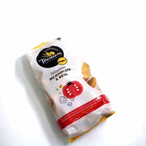 Picture of Tsatsakis Crisps With Extra Virgin Olive Oil, Feta Cheese & Sun-Dried Tomato 400G
