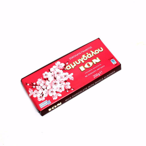 Picture of Ion Milk Chocolate With Whole Almonds 200G
