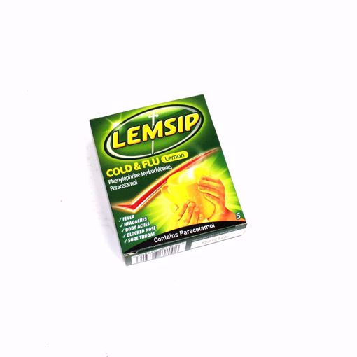 Picture of Lemsip Cold & Flu Lemon 