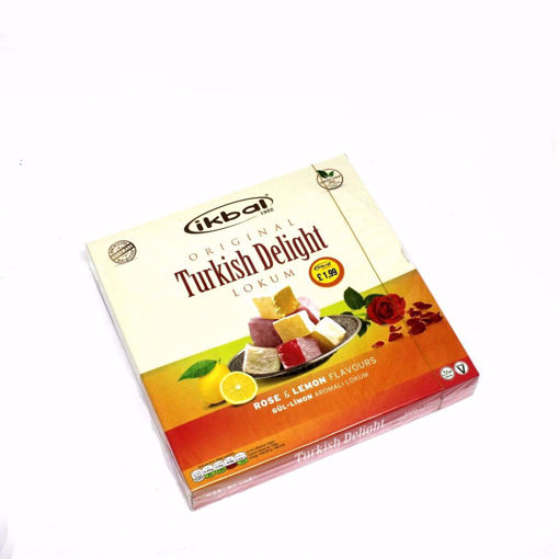 Picture of Ikbal Rose & Lemon Flavoures Turkish Delight 350G