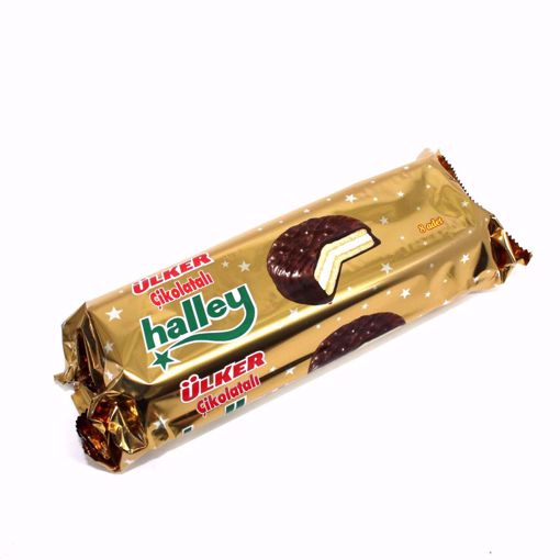 Picture of Ulker Halley Sandwich Biscuits With Chocolate Flavoured 240G