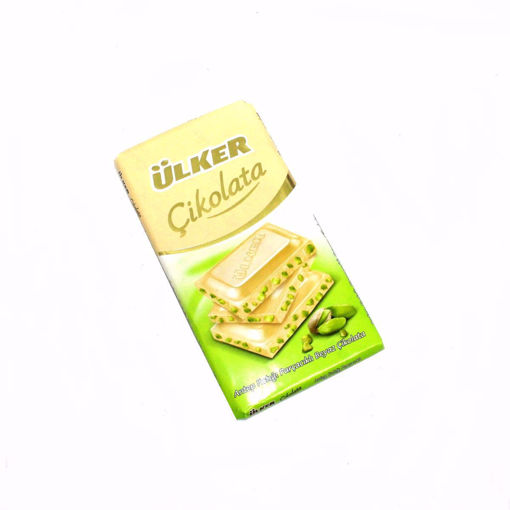 Picture of Ulker White Chocolate With Pistachio 77G