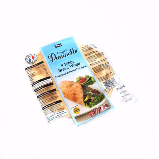 Picture of Dina 5 White Bread Wraps / Paninette