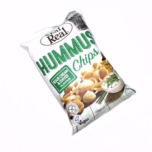 Picture of Eat Real Hummus Sour Cream &Chives Flavour Chips 135G