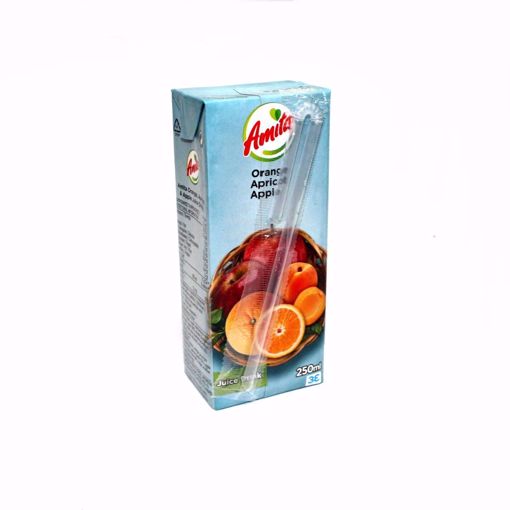 Picture of Amita Orange & Apple Apricot Juice 250Ml