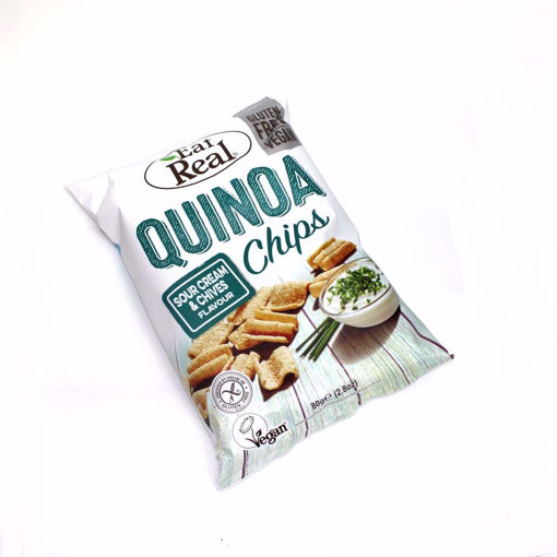 Picture of Eat Real Quinoa Sour Cream & Chives Chips 80G