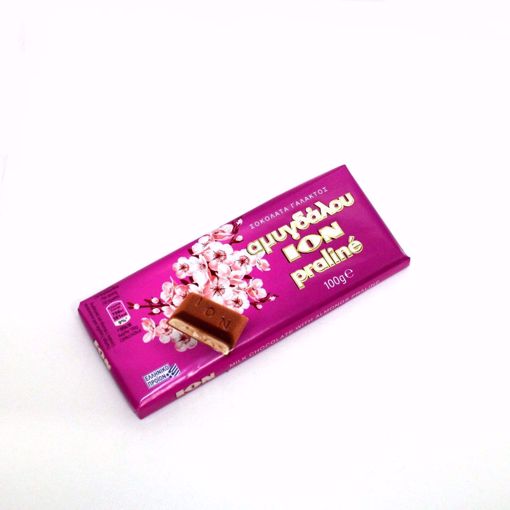 Picture of Ion Milk Chocolate With Almonds Praline 100G