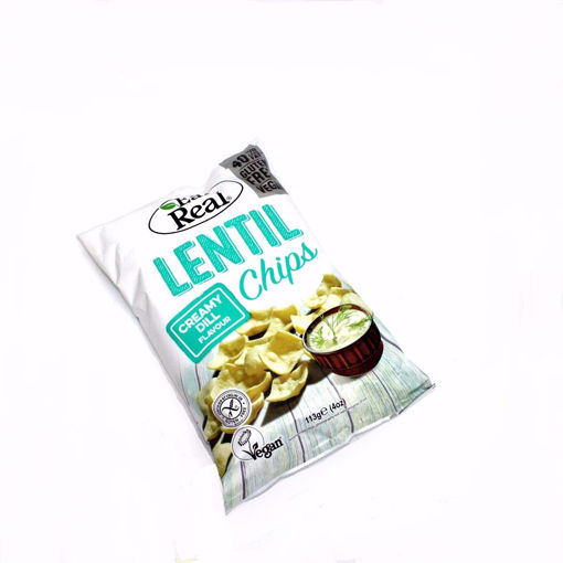 Picture of Eat Real Lentil Creamy Dill Chips 113G