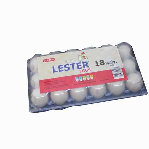 Picture of Lester 18 White Eggs