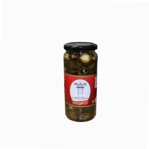 Picture of Stello's Sliced Green Jalapeno Peppers 500Ml