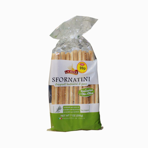 Picture of La Mole Rosemary Breadsticks 200G